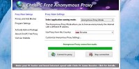 ChrisPC Free Anonymous Proxy pillanatkép