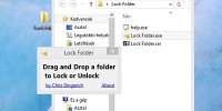 Kattints a nagyobb méretért Lock Folder pillanatkép