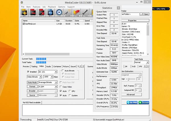 MediaCoder használata, tippek...
