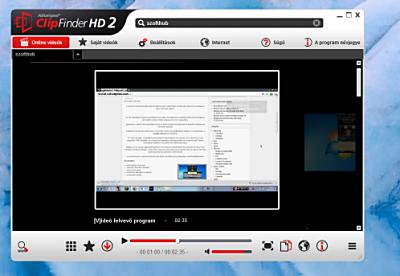 Kereső funkcióval ellátott videó letöltő alkalmazás, kedvencek támogatással