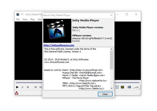 3nity Media Player Portable