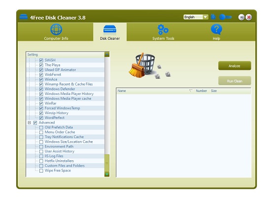 4Free Disk Cleaner
