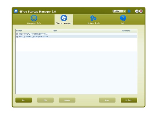 4Free Startup Manager