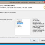 A számítógépünk teljesítményét tudjuk mérni az UserBenchmark programmal