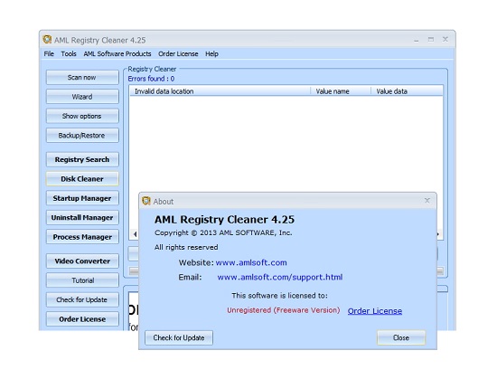 AML Registry Cleaner