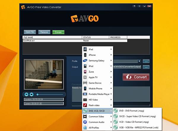 AVGO Free Video Converter