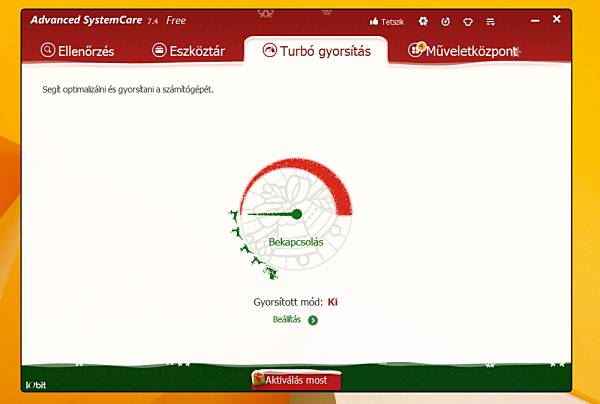 Advanced SystemCare - Turbó gyorsító
