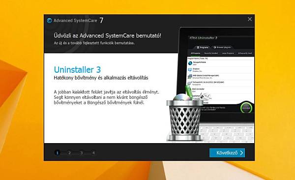 Advanced SystemCare - Programeltávolító