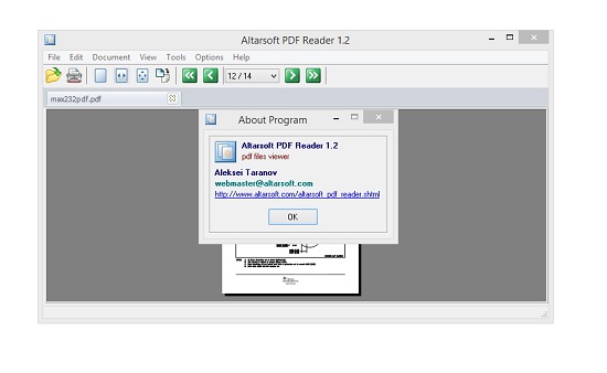 Altarsoft PDF Reader