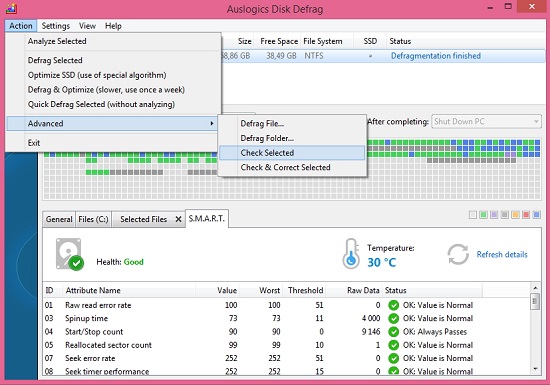Auslogics Disk Defrag Portable