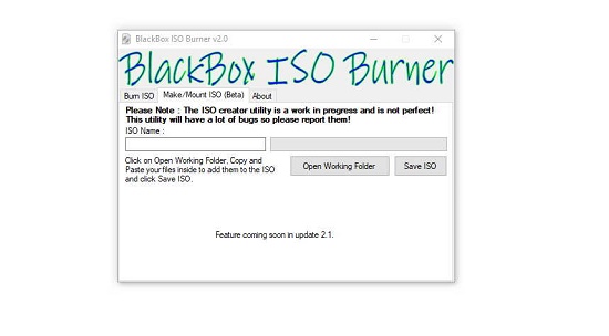 BlackBox ISO Burner