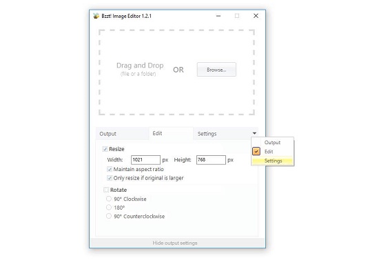 Bzzt! Image Editor