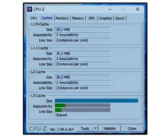 CPU-Z: Cache