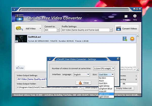 ChrisPC Free Video Converter