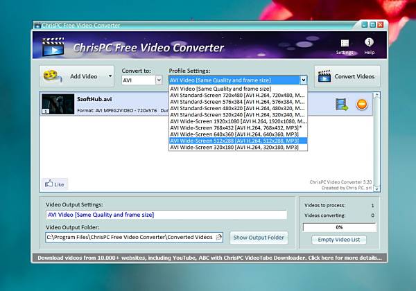 ChrisPC Free Video Converter