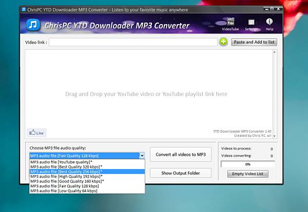 ChrisPC YTD Downloader MP3 Converter