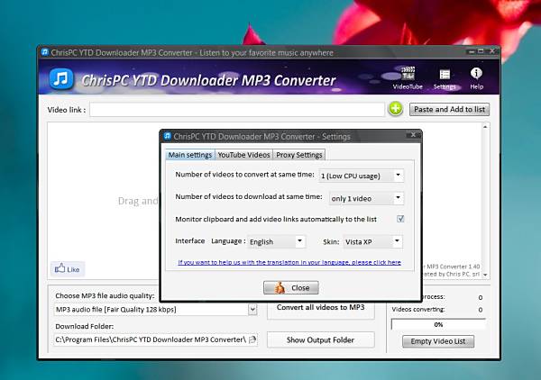ChrisPC YTD Downloader MP3 Converter