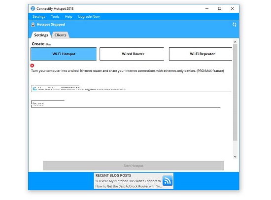 Connectify Hotspot