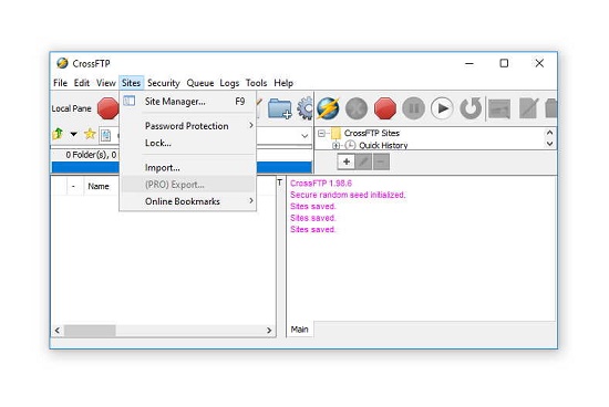CrossFTP Pro