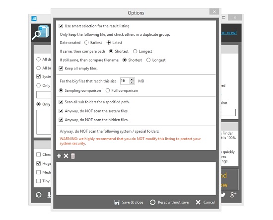 Duplicate File Finder Plus