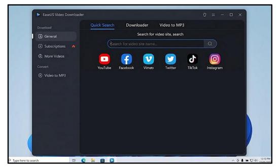 EaseUS Video Downloader - Videó letöltő program EaseUS Video Downloader - Videó letöltő