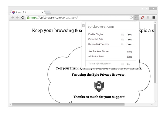 Epic Privacy Browser