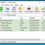 Fájlok végleges törlése a Peazip eszközével