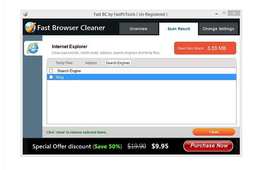 Fast Browser Cleaner