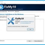 FixMy10 – Windows 10 hibajelenségek megszüntetéséhez…