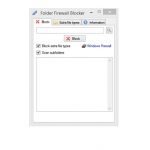 Folder Firewall Blocker 1.2.1.0