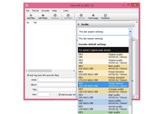 Free AVI to MP3 Portable