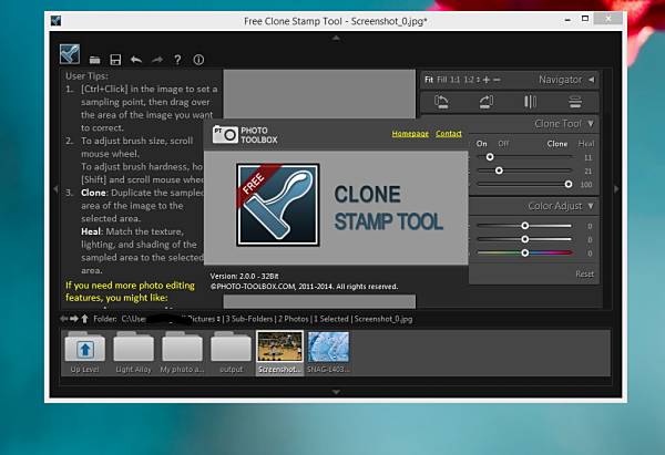 Free Clone Stamp Tool