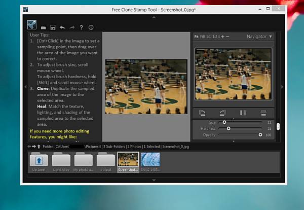Free Clone Stamp Tool
