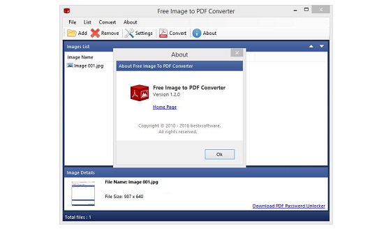 Free Image to PDF Converter