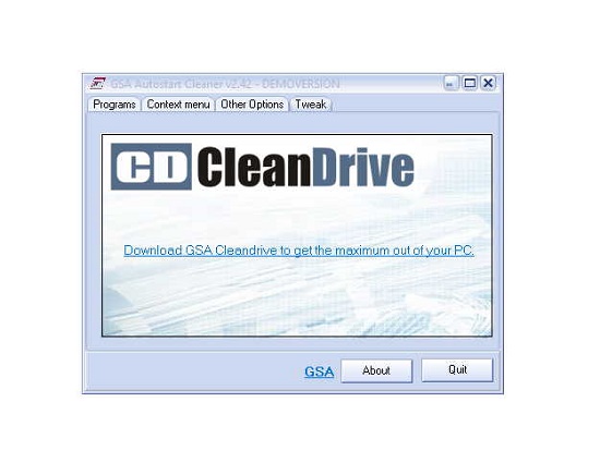 GSA Autostart Cleaner