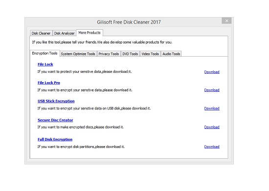Gilisoft Free Disk Cleaner