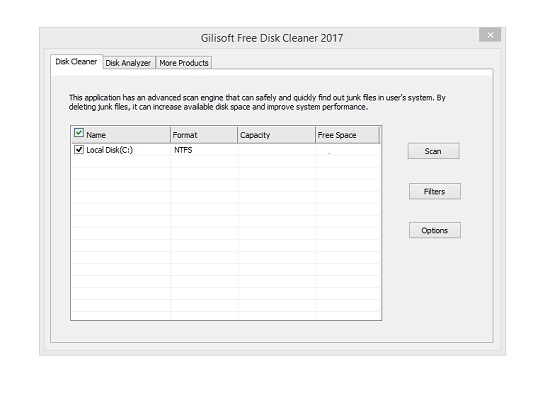 Gilisoft Free Disk Cleaner