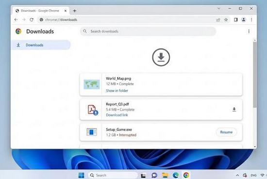 Google Chrome - letöltések