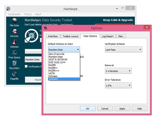Hardwipe