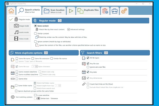 Duplicate Cleaner Free - karbantartó szoftver
