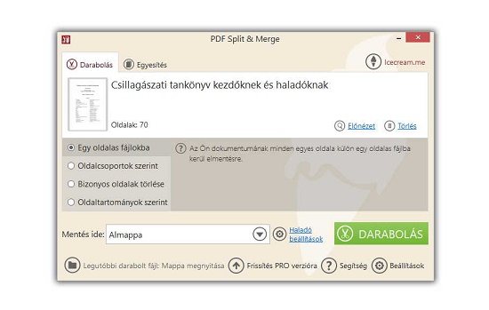 Icecream PDF Split & Merge