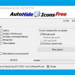 Ikon elrejtő/ rendszerező alkalmazás: AutoHideDesktopIcons