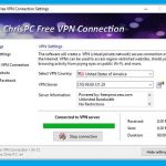 Ingyenes VPN kliens program: ChrisPC Free VPN Connection