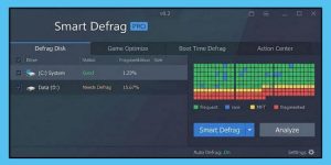 Jatek optimalizalas az IObit Smart Defrag toredezettsegmentesito programmal-0707987