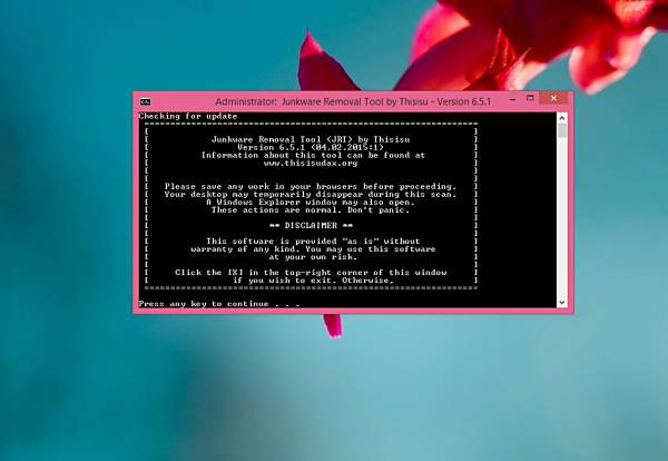 Junkware Removal Tool