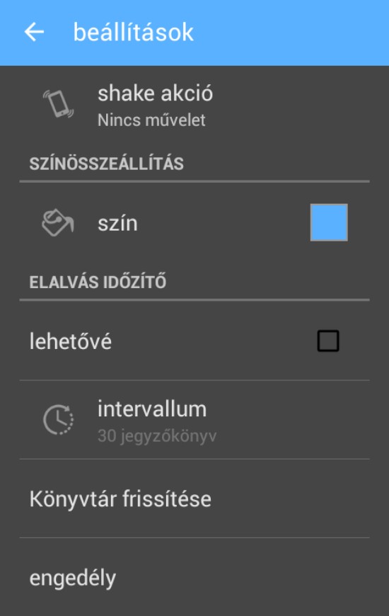 MP3 lejátszó Android