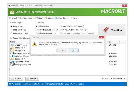 Macrorit Data Wiper Free