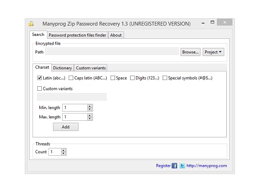 Manyprog Zip Password Recovery
