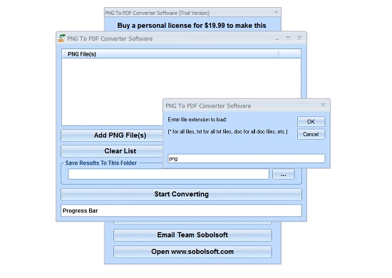 PNG To PDF Converter Software