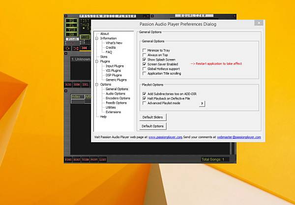 Passion Audio Player